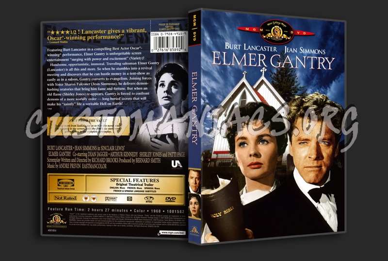 Elmer Gantry dvd cover