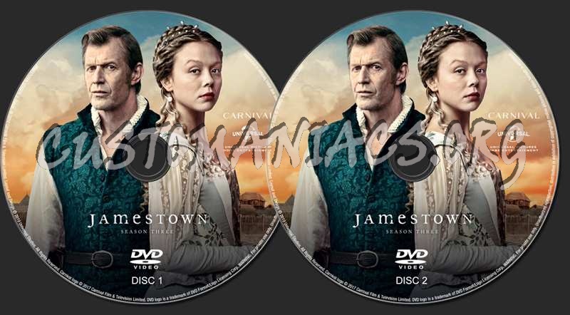 Jamestown Season 3 dvd label
