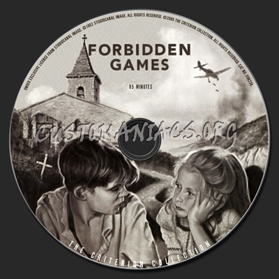 318 - Forbidden Games dvd label