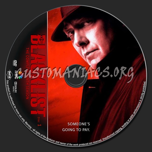 The Blacklist Season 9 dvd label