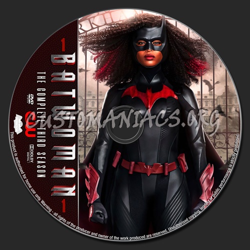 Batwoman Season 3 dvd label