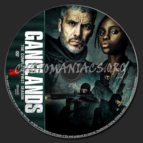 Ganglands Season 1 dvd label
