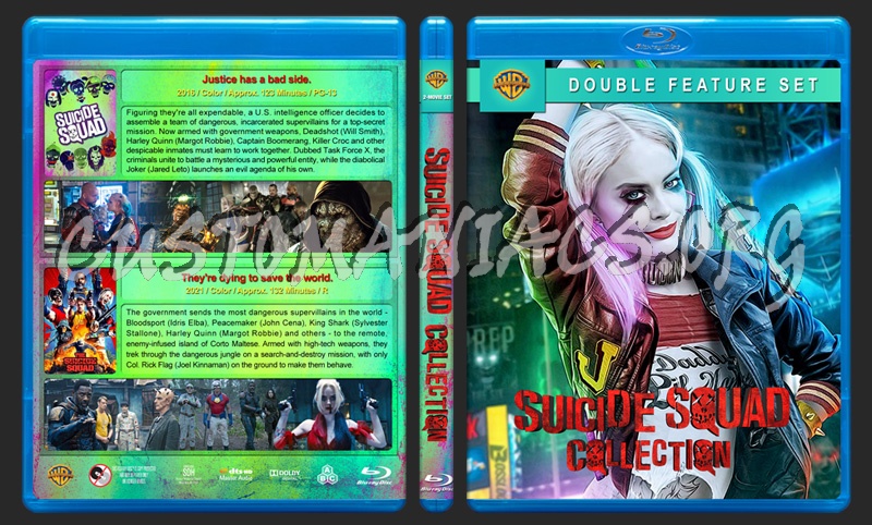 Suicide Squad Collection blu-ray cover