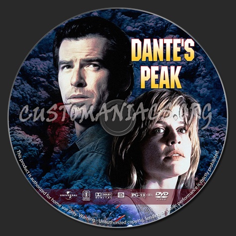 Dantes Peak dvd label
