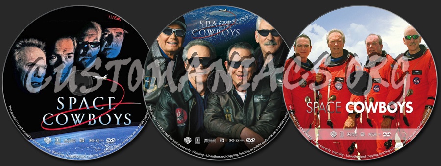 Space Cowboys dvd label