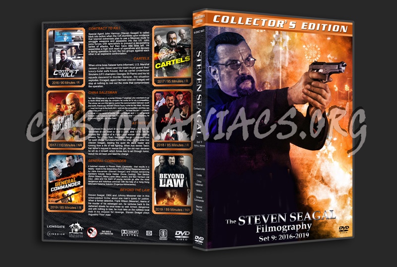The Steven Seagal Filmography: Set 9 (2016-2019) dvd cover
