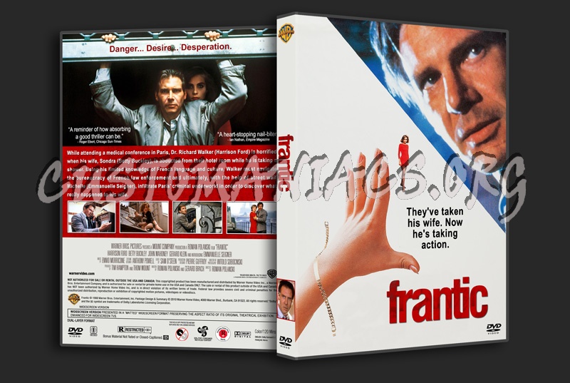 Frantic dvd cover