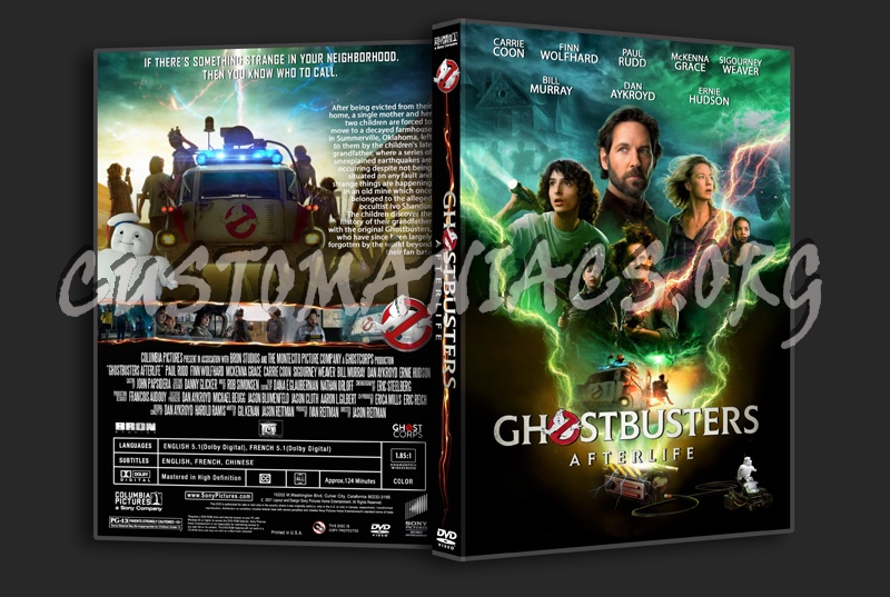 Ghostbusters Afterlife dvd cover