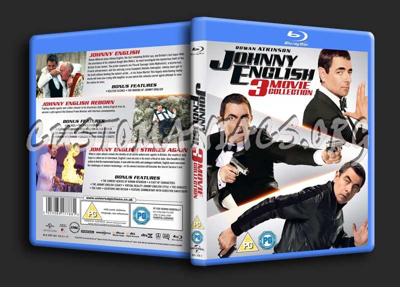 Johnny English 3-Movie Collection blu-ray cover