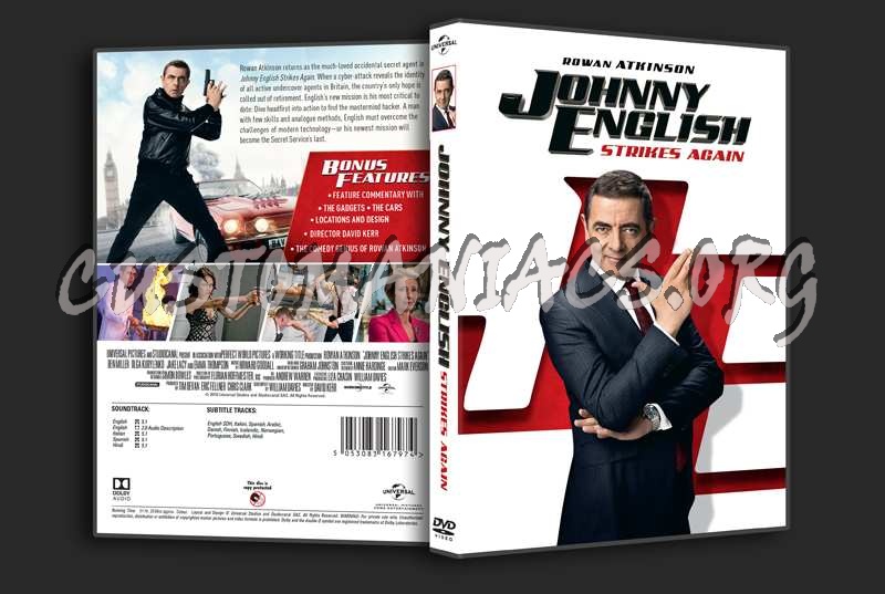Johnny English Strikes Again dvd cover