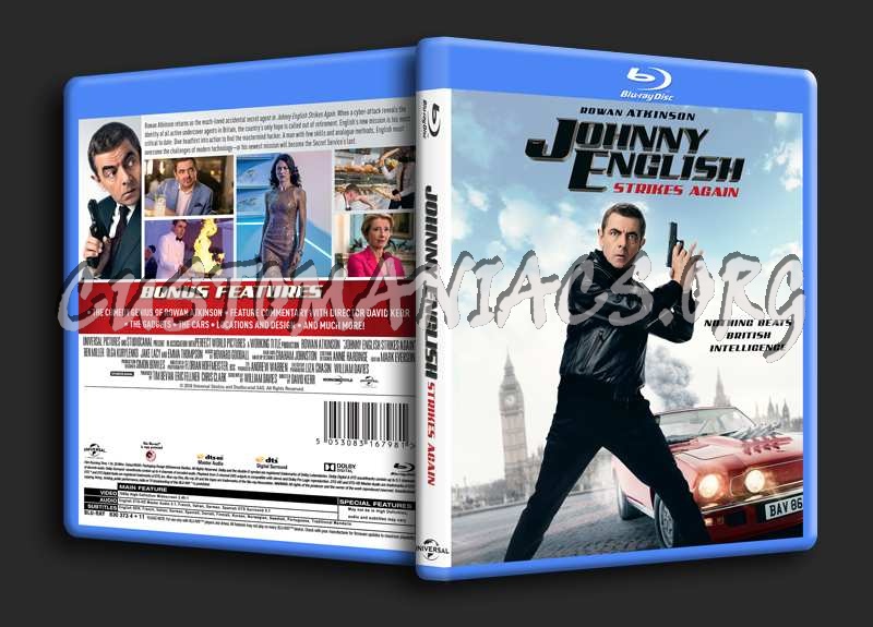 Johnny English Strikes Again blu-ray cover