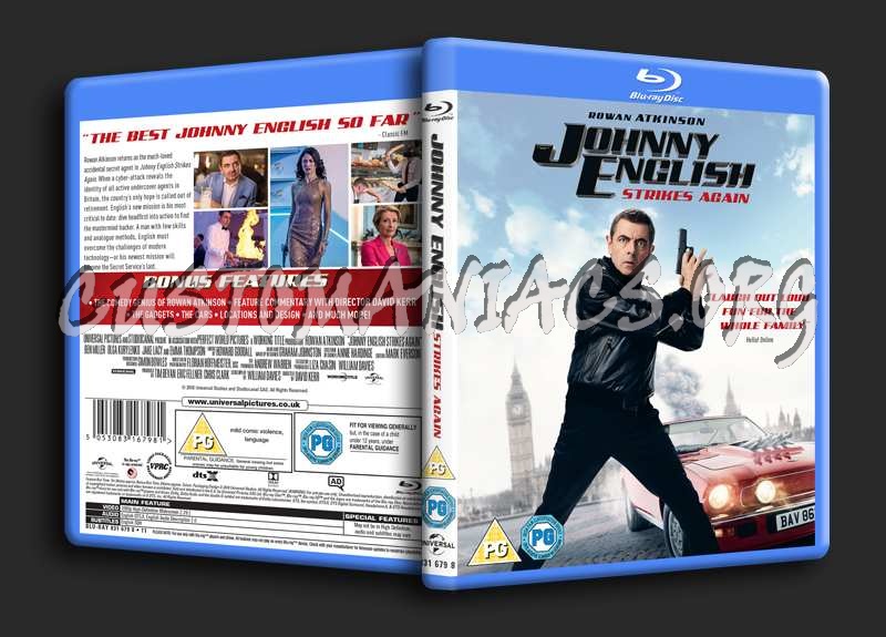 Johnny English Strikes Again blu-ray cover