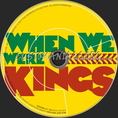 998 - When We Were Kings dvd label