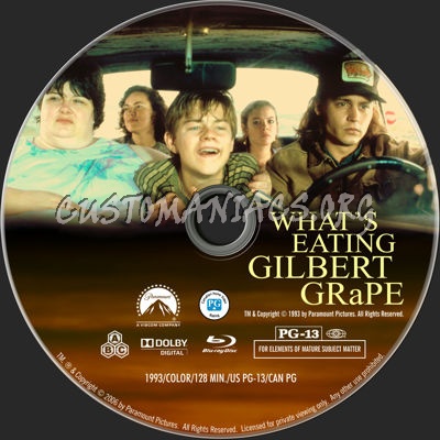 What's Eating Gilbert Grape (1993) blu-ray label