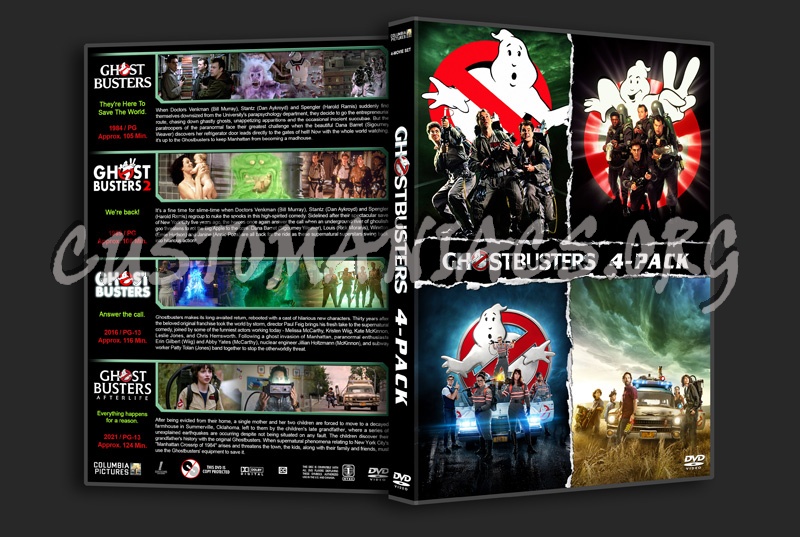 Ghostbusters 4-Pack dvd cover