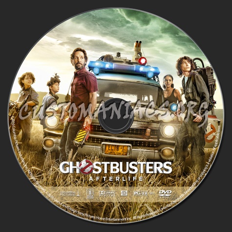 Ghostbusters: Afterlife dvd label