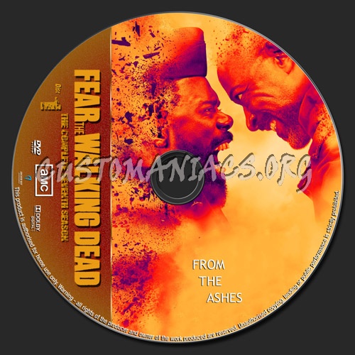 Fear The Walking Dead Season 7 dvd label