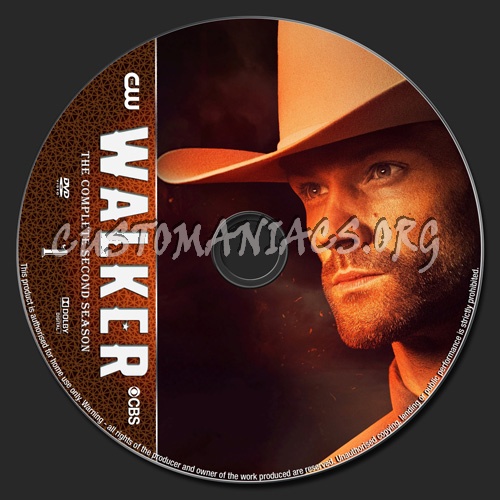Walker Season 2 dvd label