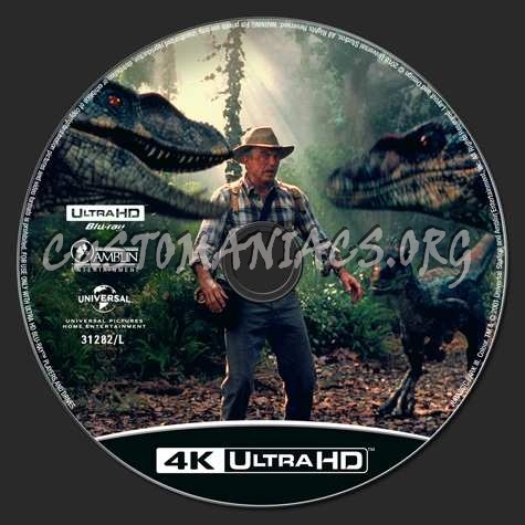 Jurassic Park 3 4K blu-ray label
