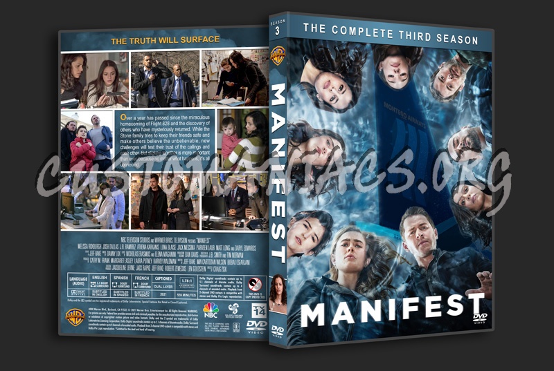 Manifest - Season 3 dvd cover