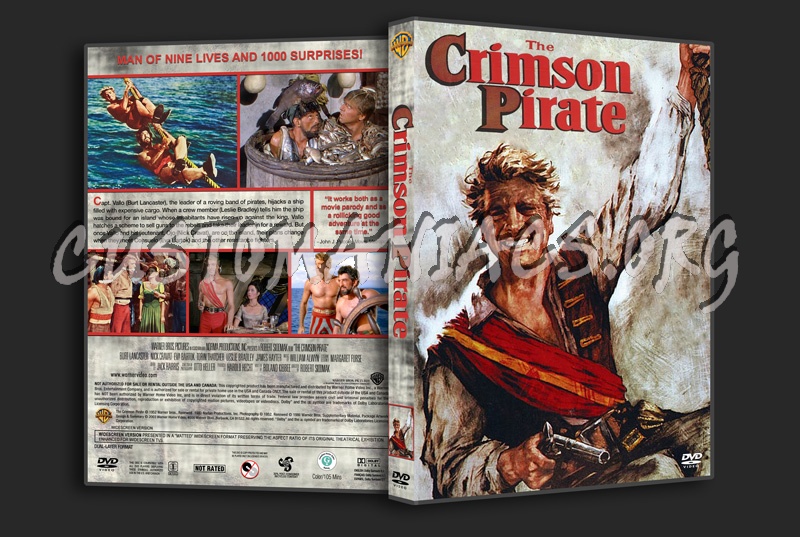 The Crimson Pirate dvd cover