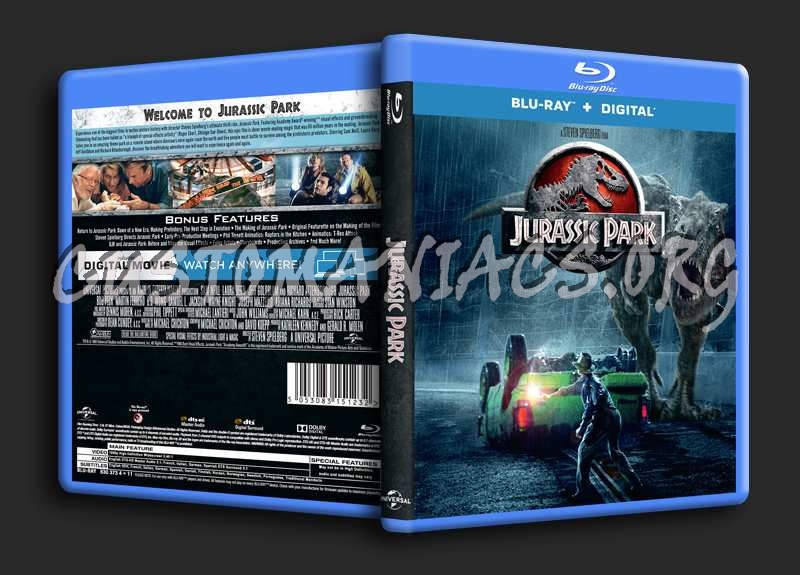 Jurassic Park blu-ray cover