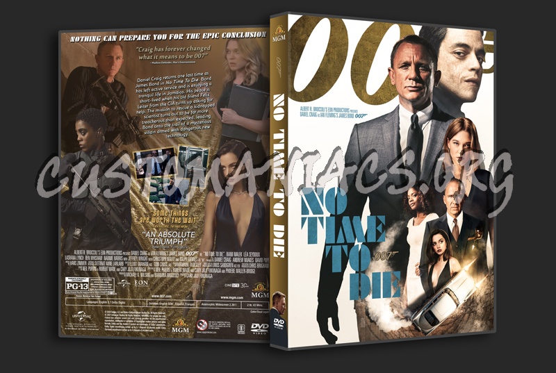 No Time To Die dvd cover