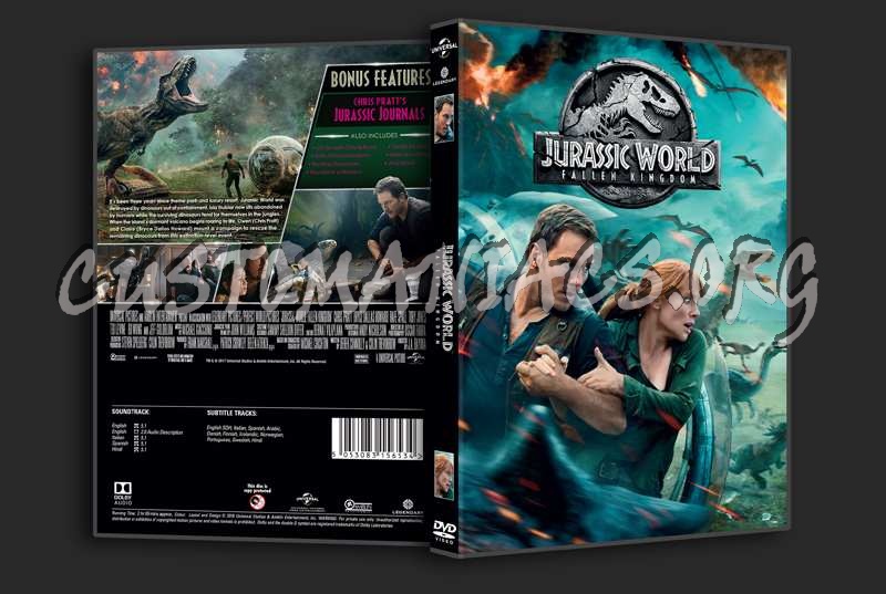 Jurassic Park Fallen Kingdom dvd cover