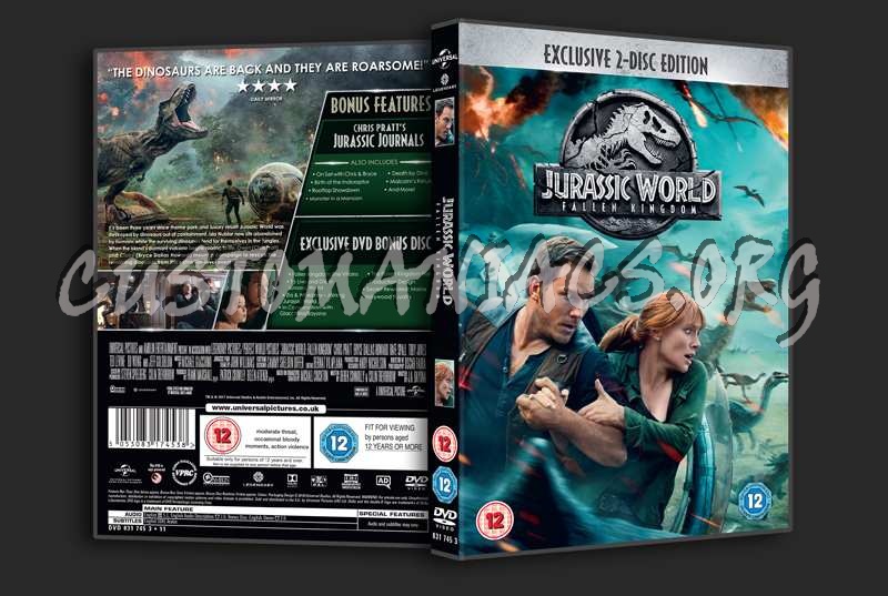 Jurassic Park Fallen Kingdom dvd cover