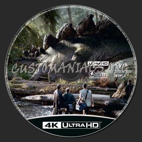 Jurassic Park the Lost World 4K blu-ray label