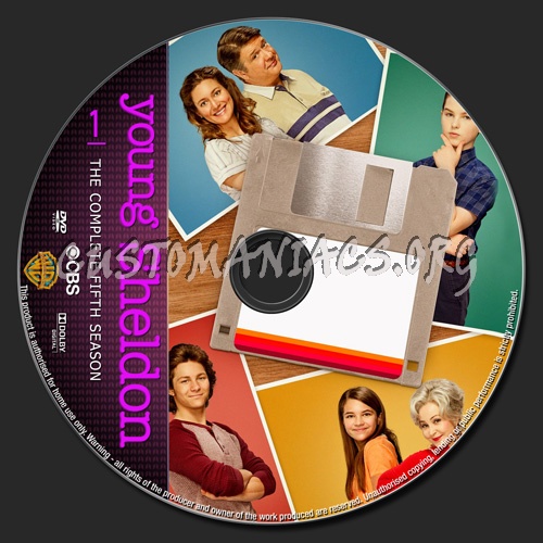 Young Sheldon Season 5 dvd label