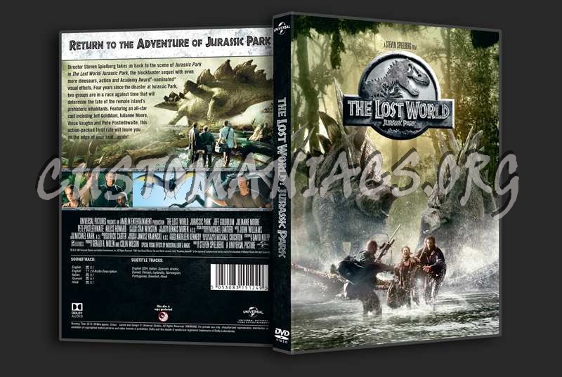 Jurassic Park The Lost World dvd cover
