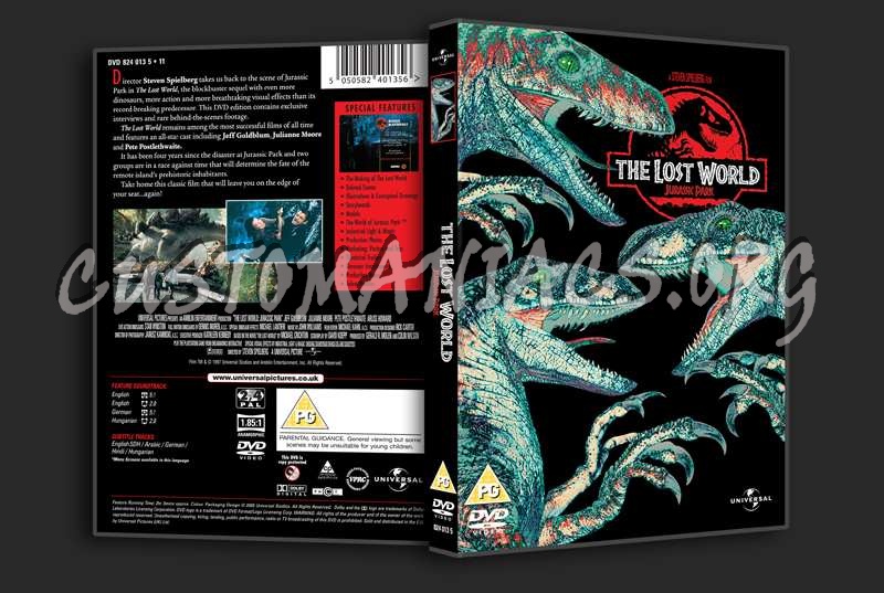 Jurassic Park The Lost World dvd cover