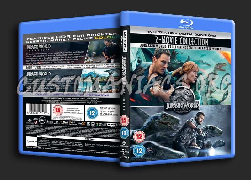 Jurassic World 2-Movie Collection 4K blu-ray cover