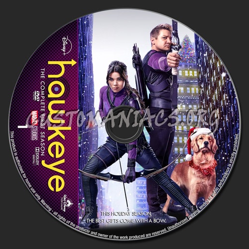 Hawkeye Season 1 dvd label