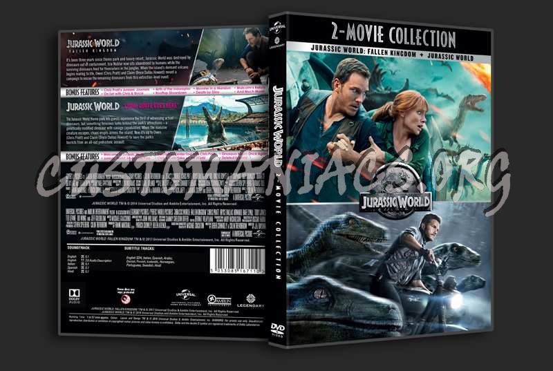 Jurassic World 2-Movie Collection dvd cover
