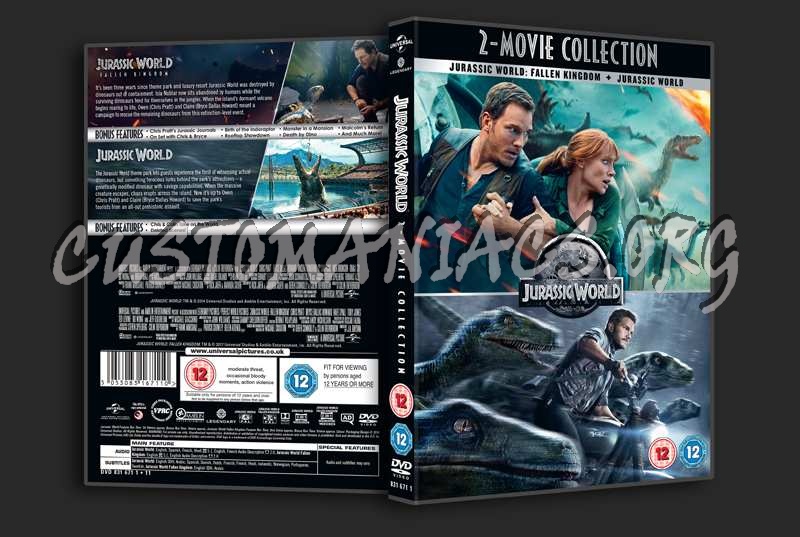 Jurassic World 2-Movie Collection dvd cover