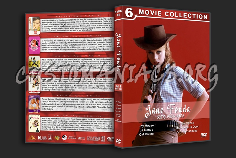 Jane Fonda Film Collection - Set 2 (1964-1966) dvd cover