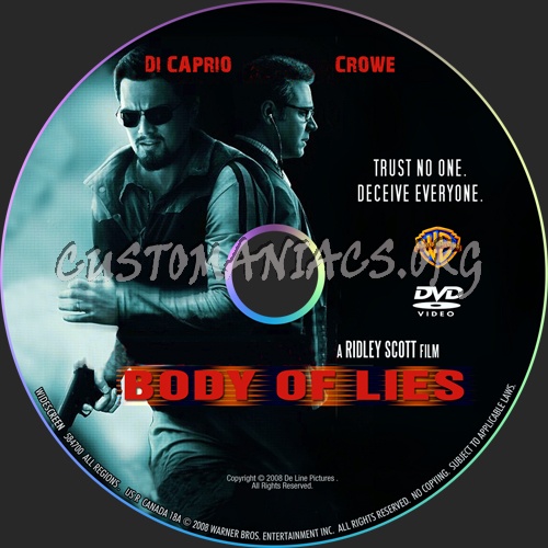 Body of Lies dvd label