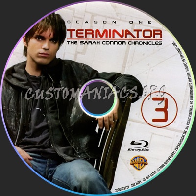 Terminator - The Sarah Connor Chronicles - S1 dvd label