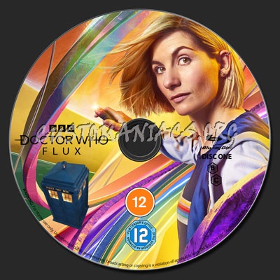 Doctor Who Series 13 blu-ray label
