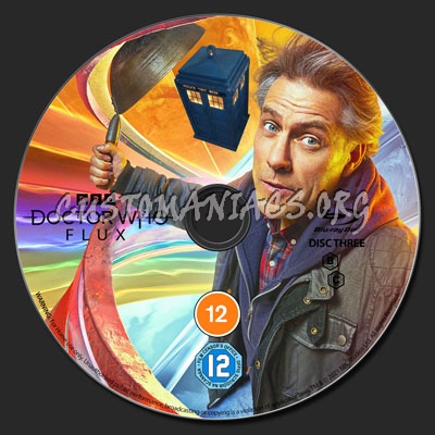 Doctor Who Series 13 blu-ray label