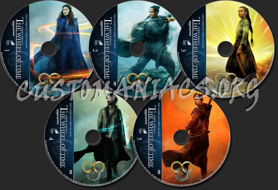 The Wheel Of Time Season 1 dvd label