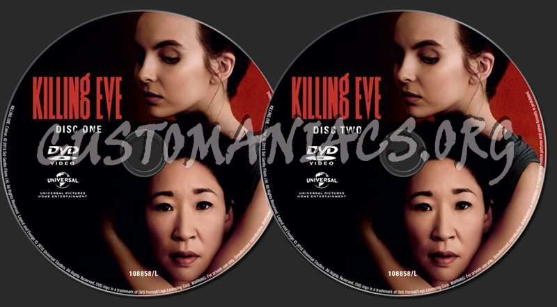 Killing Eve Season 1 dvd label