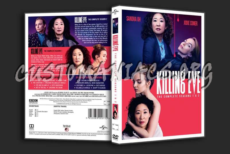 Killing Eve Season 1&2 dvd cover