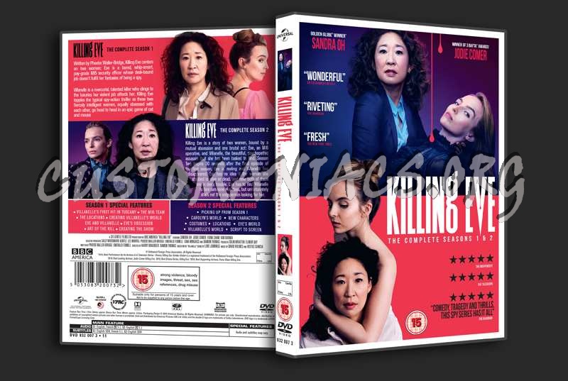 Killing Eve Season 1&2 dvd cover