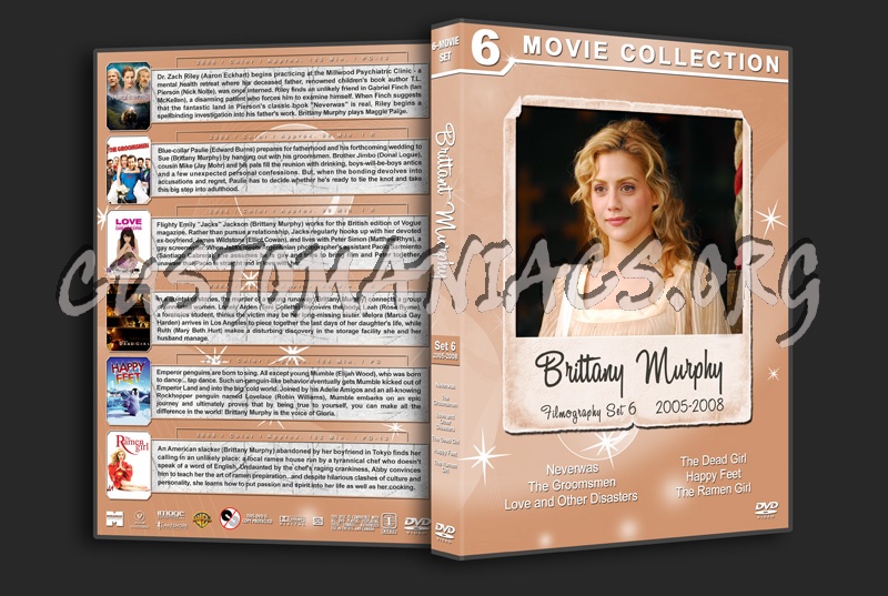 Brittany Murphy Filmography - Set 6 (2005-2008) dvd cover