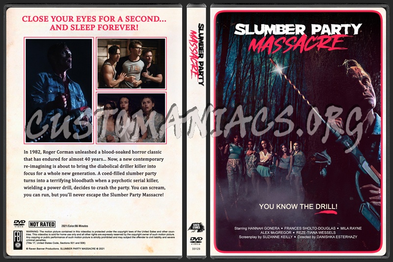 Slumber Party Massacre (2021) dvd cover
