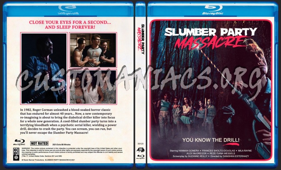 Slumber Party Massacre (2021) blu-ray cover