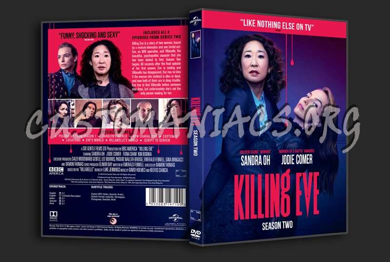 Killing Eve Season 2 dvd cover